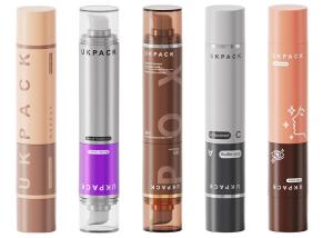 Wholesale Double-Head Detachable Airless Bottle 15ml+30ml For Base Makeup Liquid Foundation Morning C Evening A Essence from china suppliers