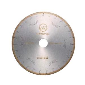 Wholesale Marble Fish Hook Cutting Disc 14'' Diamond Metal Powder Saw Blade for Ceramics Cutting from china suppliers