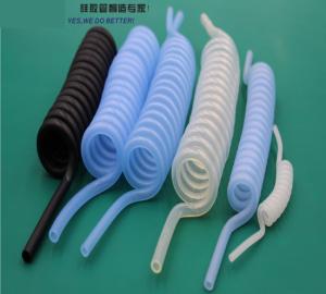 Wholesale Non - Toxic Spiral Silicone Rubber Heat Shrink Tubing 4.8mm ID Transparent from china suppliers