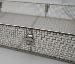 310S Stainless Steel Wire Mesh Medical Disinfect Basket Round / Square Shape