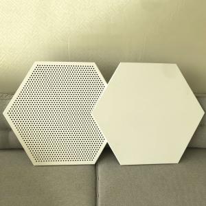 Wholesale 1100 Aluminum Metal Ceiling Hexagon Ceiling Panels 404mm Clip In from china suppliers