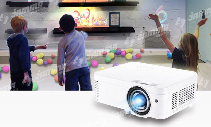 Crazy Magic Balls Projection Interactive Floor , Indoor Amusement Park Interactive Touch Projector