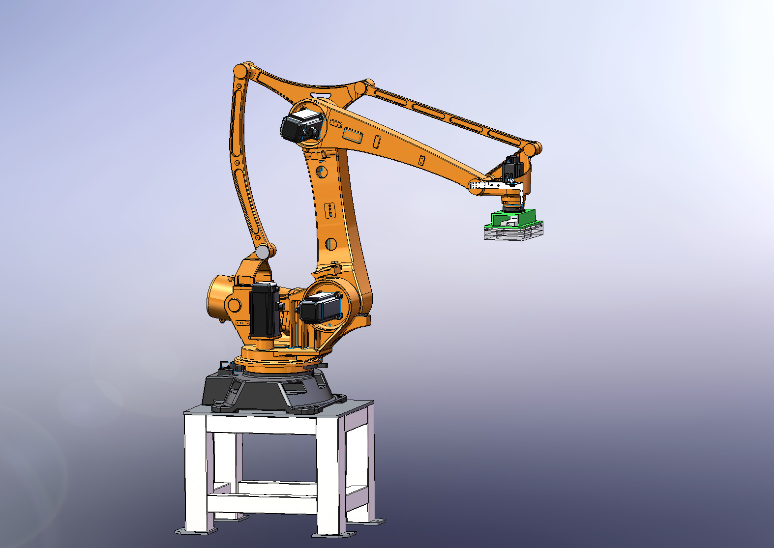 4 Axis Palletizer Robot Arm Machine Automatic Palletizing System Sugar Bagging