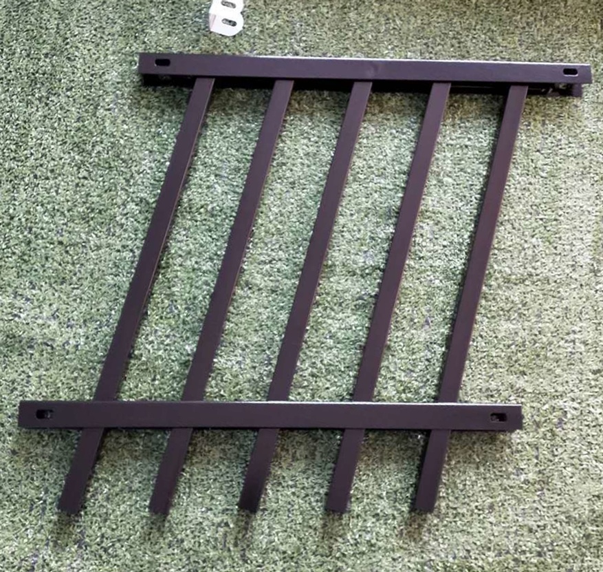 2.1m (H) *2.4m (W) Spear Tubular Garrison Australia Steel Fence