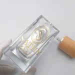 Hot Gold Printing Sticker Gold Stamping Glass Bottle Sticker Perfume Bottle