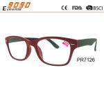 New arrival and hot sale of plastic reading glasses, suitable for women