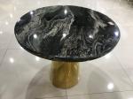 Minimalist Wrought Iron Marble Coffee Table