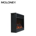 867mm 34 Inch Black Painted Glass Top Front Vent Electric Fireplace Indoor