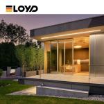 Heavy Commercial House Windows Aluminum Alloy Glass Fixed Windows