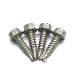 Hex Head Bi - Metal Self Drilling Screws , Double Stainless Steel Combination