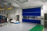 Energy Savings Industrial High Speed Door , Rollup Garage Doors Outside