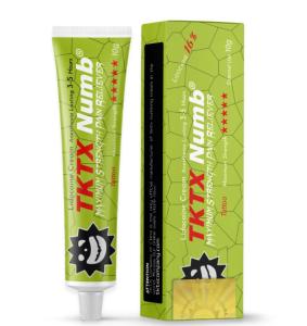 Wholesale Green 70% TKTX Numb Cream OEM ODM Pain Free Tattoo Cream from china suppliers