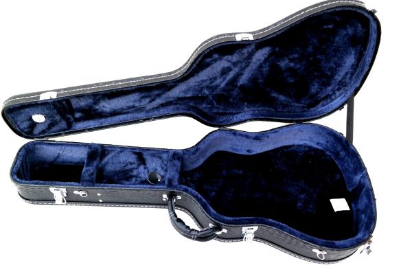 Popular Shockproof Acoustic Guitar Case Durable Wood Structure Premium Leather