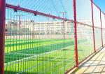 Iron 565/868 Double Wire Welded Fence PVC Coated Red Green