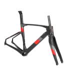 ISO9001 Carbon Road Bike Frame 1.02KG Lightweight Professional
