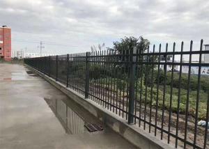 Wholesale Flatten Top Galvanized Tubular Steel Fence Metal Rod Fencing from china suppliers