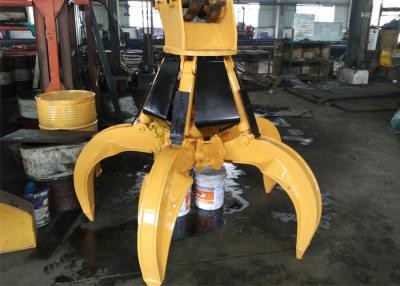 OEM Steel Bulk Cargo Clamshell Grab Bucket 5.0m3 8.0m3 Remote Control