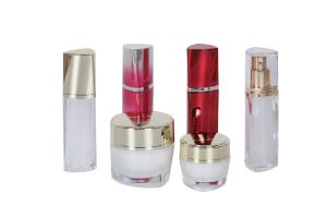 Wholesale PMMA Triangle Serum Cosmetic Bottle 30g Skin Care Cream Jar from china suppliers