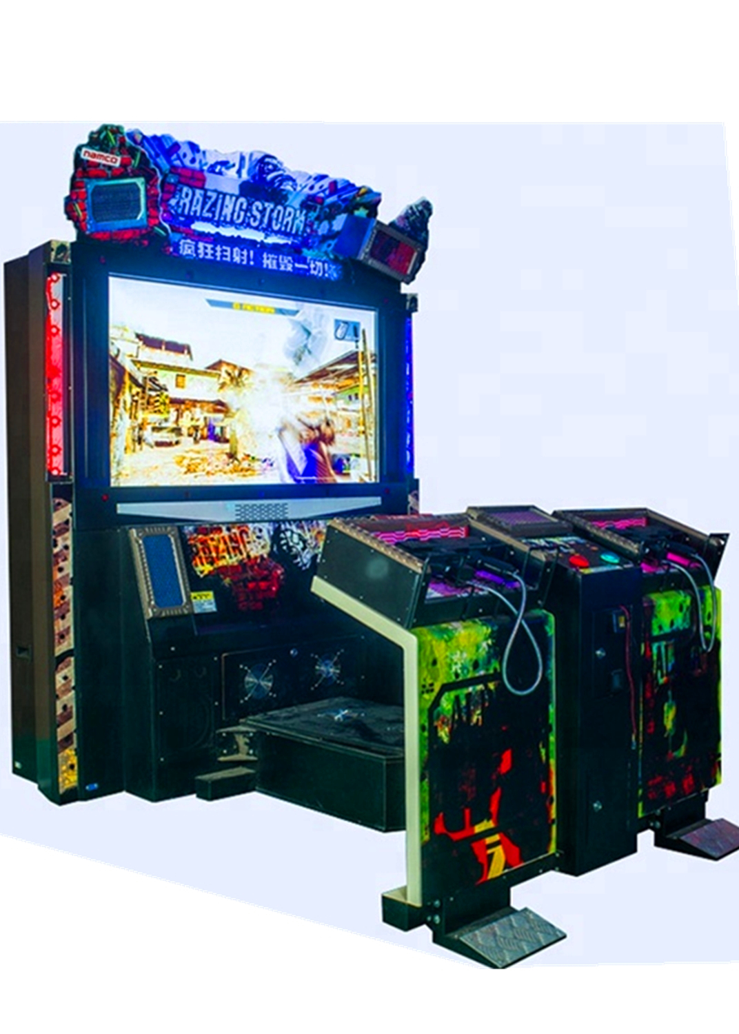 Indoor Entertainment Coin Operated 55 Inch Razing Storm Shooting Simulator Video Arcade Machine Games