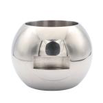 Valves Spare Parts DN40 Stainless Steel Half Round Ball 316L Floating Straight