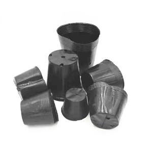 Wholesale HDPE Plastic Nursery Pot Onion Seeds Growing Black Pots For Greenhouse from china suppliers