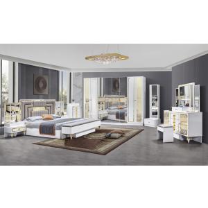 Wholesale Wholesale High Quality Modern Wooden Frame Double Bed Home Master Room King Size Luxury Turkish Bedroom Furniture Set from china suppliers
