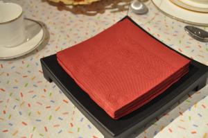 Wholesale 2ply Solid Gold Color Paper Napkin 33x33cm Eco Friendly from china suppliers