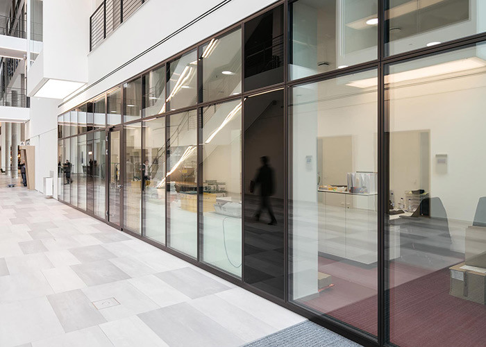 Glass Home Fire Rated Provides private and quiet meeting space glazed partition
