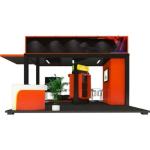 2 Story Modular Tiny House Steel Prefab Shipping Container Coffee Shop Cafe Bar