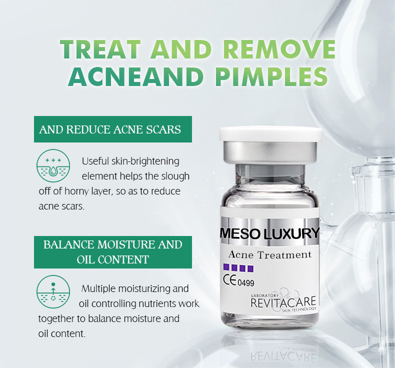 Pure Plant Pimple Clear Serum Whitening Treatment Mesotherapy For Acne Scars