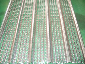 China Steel High Ribbed Formwork , 0.23-0.50mm Thickness HY Rib Formwork on sale