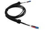 Waterproof Outdoor SM MM Duplex Fiber Optic Patch Cords For 5G Base Station