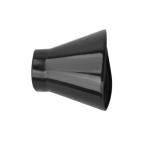 Silicone Round Fume Extractor Nozzle 67mm For Bamboo Arm Smoking Duct