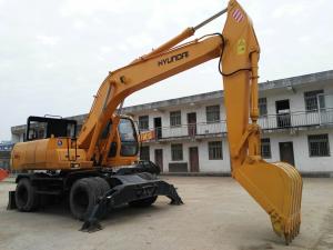 Wholesale Korean Used Wheel Excavator , Hyundai R200W Used 20 Ton Excavators Long Life Span from china suppliers