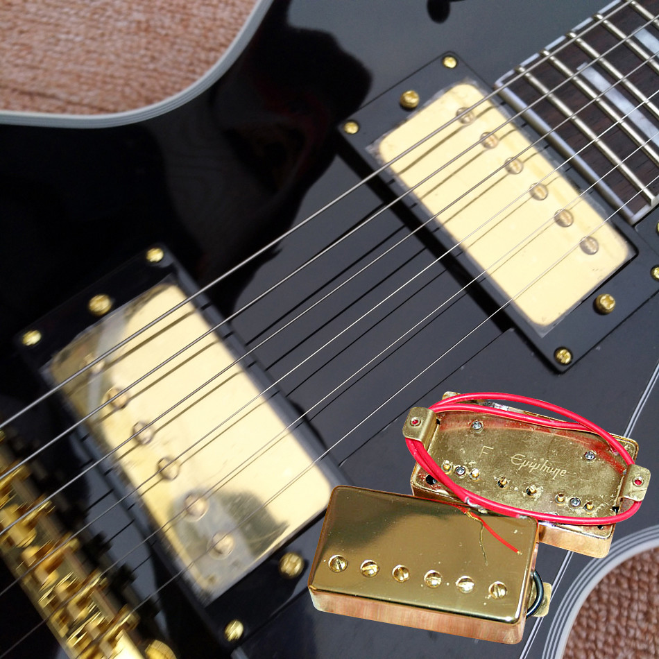 Guitar recording video appreciation custom mahogany black lpcustom electric guitar gold hardware