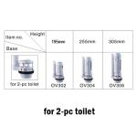 Flush Valve 3 Inch Outlet Toilet Replacement Parts High Efficiency High Quality