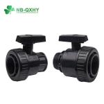 PVC Single Union Ball Valve for Irrigation Water Supply EPDM Rubber PVC Ball PVC