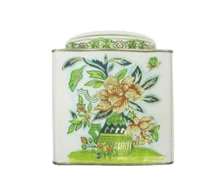 Quality Full Color 0.35mm tinplate Inner Coated Flower Tea Canister for sale