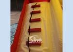 Commerical grade kids inflatable princess combo castle with slide N basketball