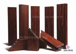 Wholesale Wood Finish Aluminium Frame Profile , Customized Aluminum Extrusion Profiles from china suppliers