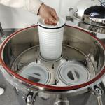 OD 6" 0.1 - 100um High Flow Filter Cartridge Large Flow Rate For Petrochemical
