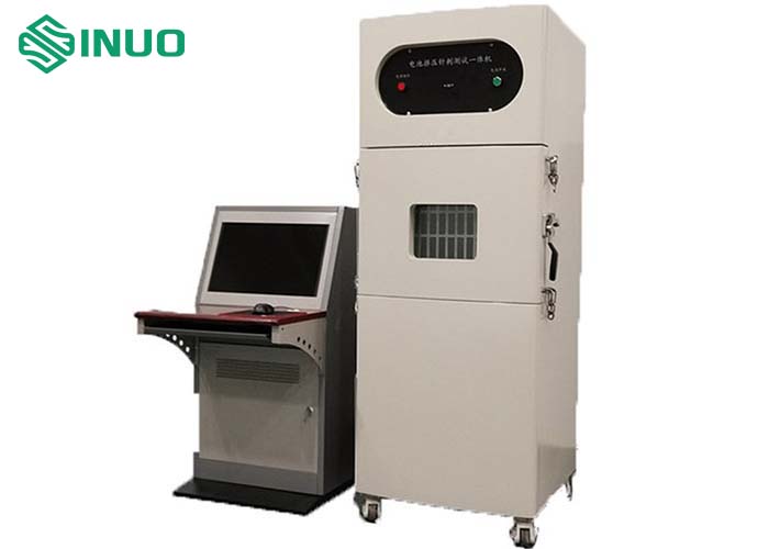 IEC 62133 Battery Crush And Nail Penetration Test Chamber 150KN With Computer Control