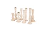 Home Wooden Candle Holder Craft Decor Statue Cute Handmade Wooden Figurines