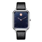 Alloy case watches unisex quartz watch leather strap brand your logo