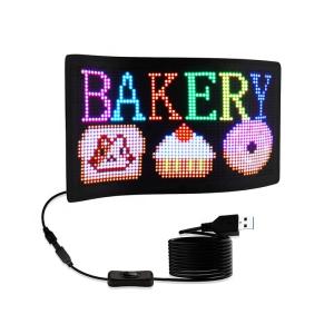 Wholesale Led Car Taxi Rear Window Advertising Digital Display High Contrast Ratio Led Display from china suppliers