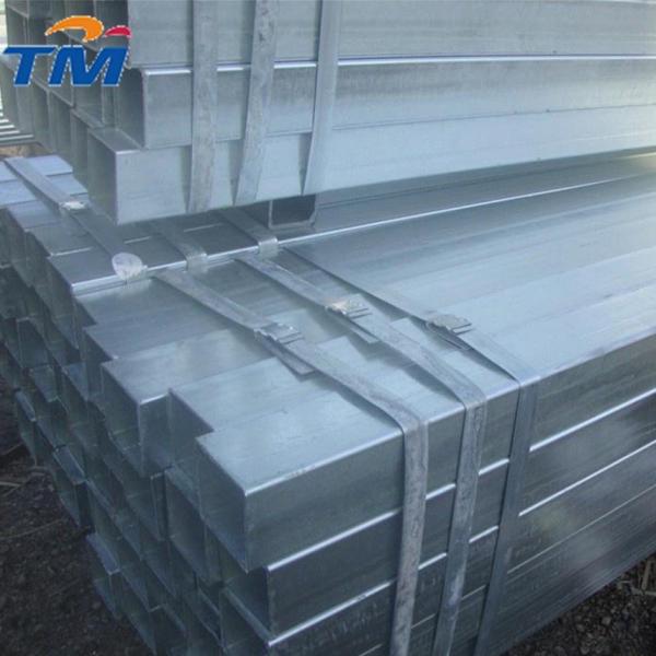 0.6mm Carbon Steel Galvanized Hollow Square Steel Pipe GB 4 Inch Square Tubing