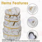 Heart Shaped Flower Boxes For Arrangements Set Of 4 Floral Gift Boxes For
