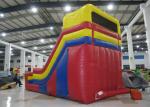 Outdoor Games Commercial Inflatable Water Slides 0.55mm Pvc Tarpaulin 6 X 3.6m