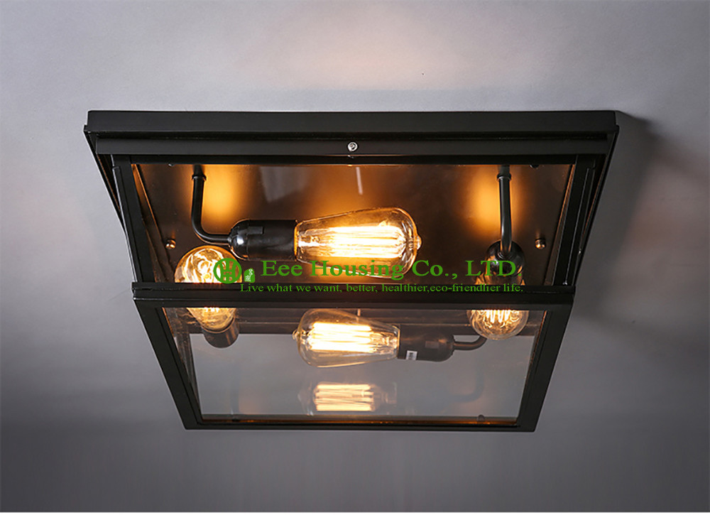 led ceiling lamp modern retro230v led ceiling lamps interior residential led Edison bulb pendant lamp