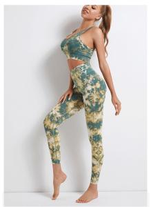 Wholesale BSCI certified Dip Dye Womens Yoga Leggings Seamless Yoga Tights from china suppliers